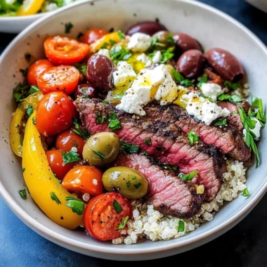 Mediterranean Steak Bowls: An Amazing Ultimate Dinner Recipe