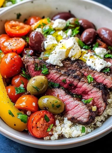 Mediterranean Steak Bowls: An Amazing Ultimate Dinner Recipe