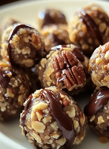 No Bake Pecan Pie Balls