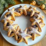 Nutella Puff Pastry Star Wreath
