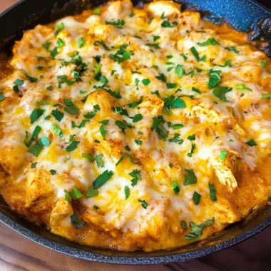 One Pot Low Carb Chicken Enchilada Skillet