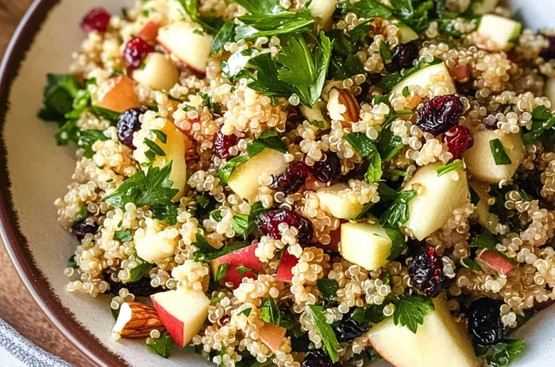 Quinoa Apple Salad: A Fruity, Fresh & Flavor-Packed Favorite