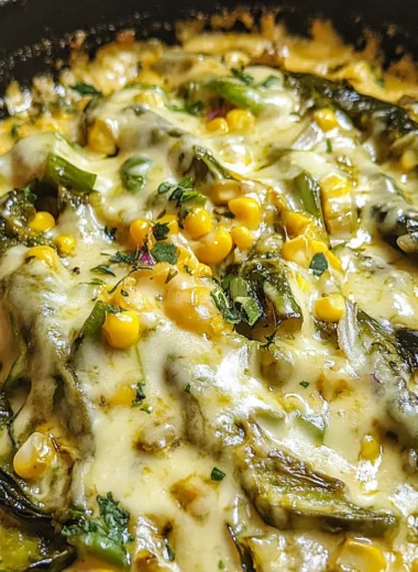 Rajas con Crema Recipe (Roasted Poblano Strips in Cream Sauce)
