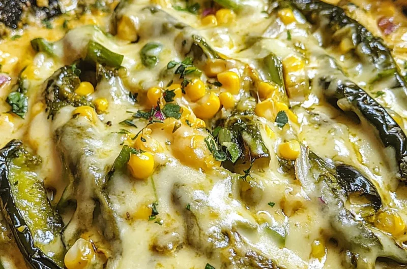 Rajas con Crema Recipe (Roasted Poblano Strips in Cream Sauce)