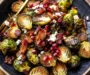 Roasted Bacon Brussels Sprouts with Salted Honey