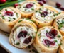 Savory Christmas Cranberry Roll Ups