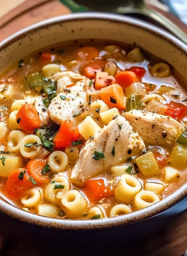 Sicilian Chicken Soup