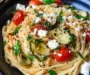 Simple Mediterranean Olive Oil Pasta