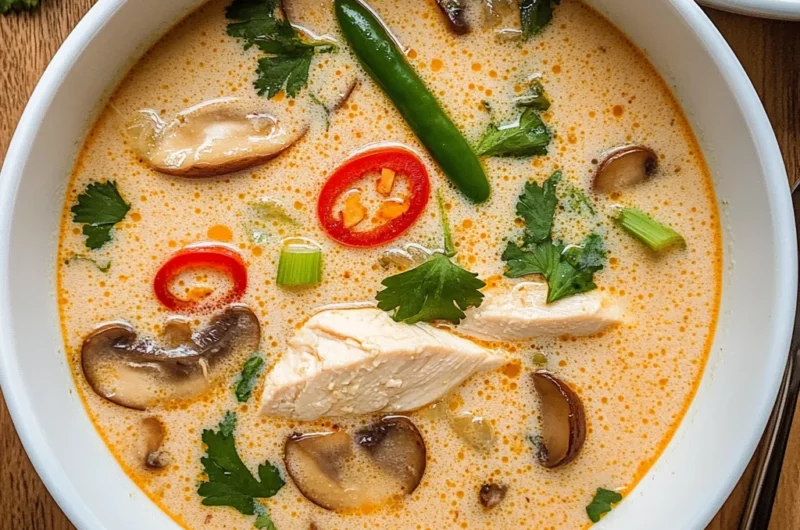 Slow Cooker Tom Kha Soup Recipe