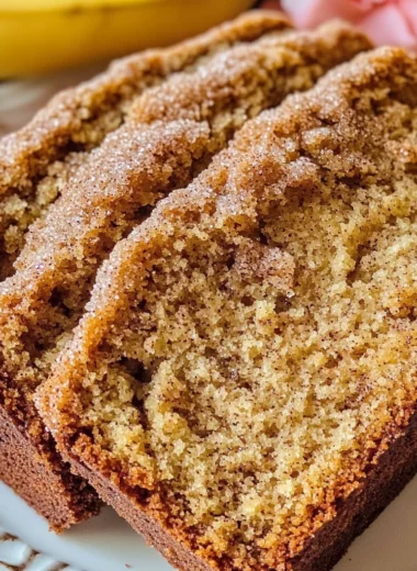 Snickerdoodle Banana Bread Recipe