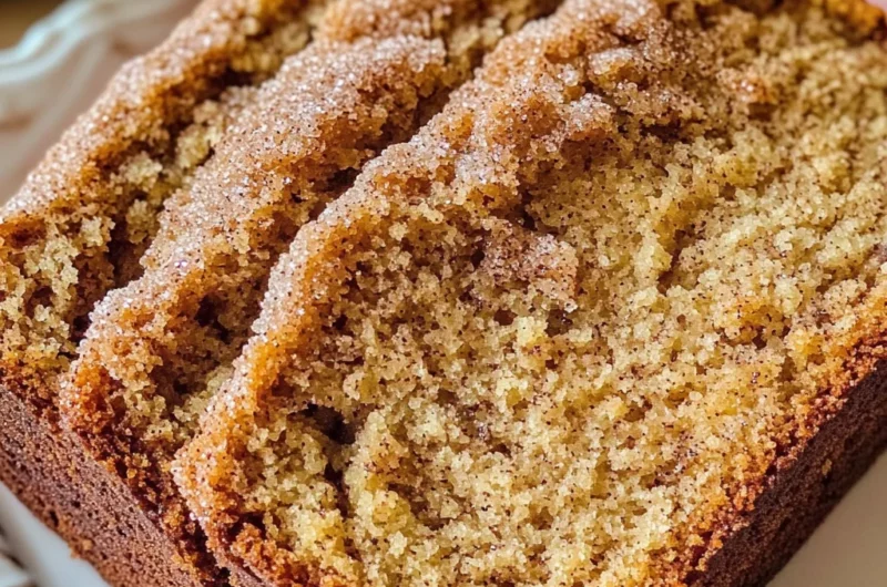 Snickerdoodle Banana Bread Recipe