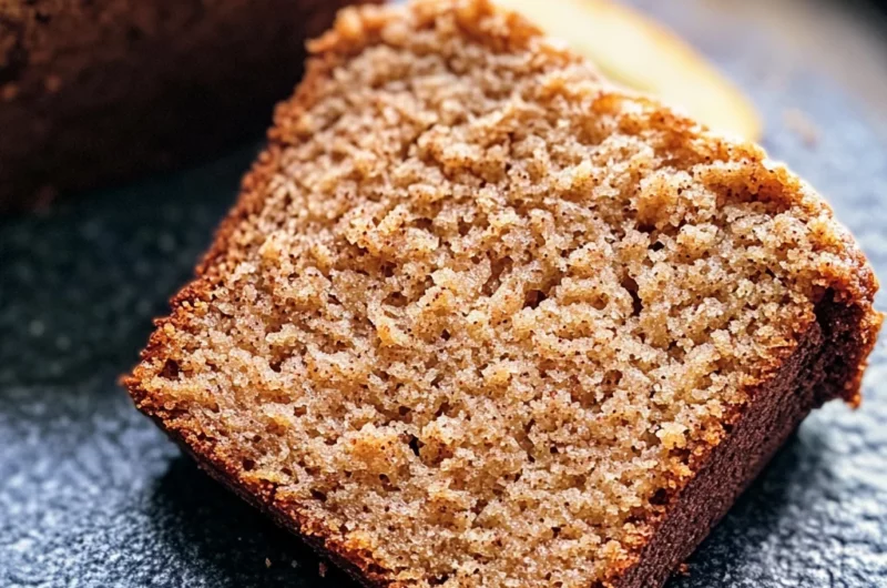 Spiced Applesauce Quick Bread