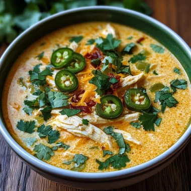Spicy Jalapeño Popper Chicken Soup