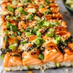 Spicy Salmon Sushi Bake Recipe