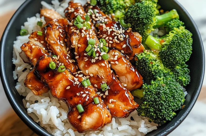Sticky Chicken Bowls Recipe
