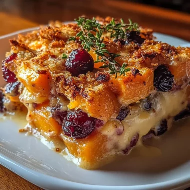 Sweet Potato & Cranberry Gratin: A Must-Try Festive Recipe!