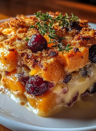 Sweet Potato & Cranberry Gratin: A Must-Try Festive Recipe!