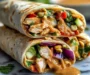 Thai Peanut Chicken Wraps