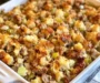 Thanksgiving Stove Top Stuffing with Sausage