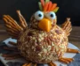 Turkey Shaped Cheese Ball