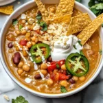 Vegan White Chickpea Chili