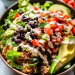 30 Minute Loaded Quinoa Taco Salad