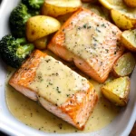 Baked Salmon with Amazing Lemon Sauce