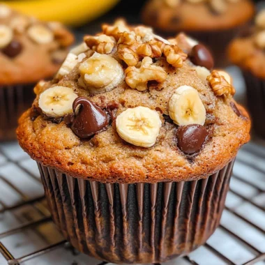 Banana Chocolate Chip Muffins