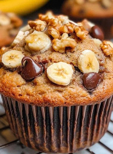 Banana Chocolate Chip Muffins