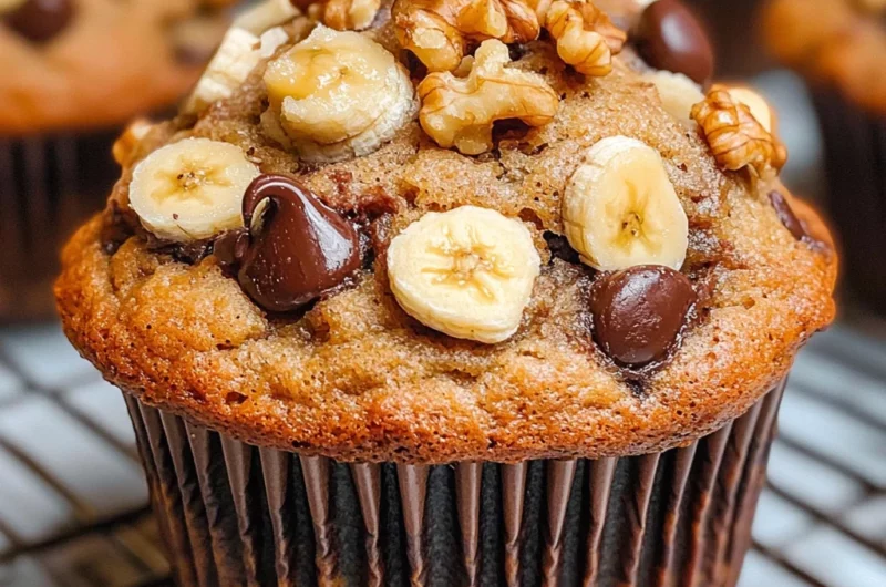 Banana Chocolate Chip Muffins