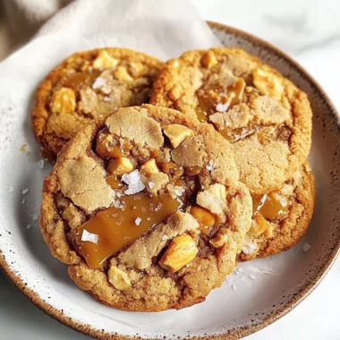 Butterfinger Caramel Crunch Cookies - Gooey & Crunchy Treats