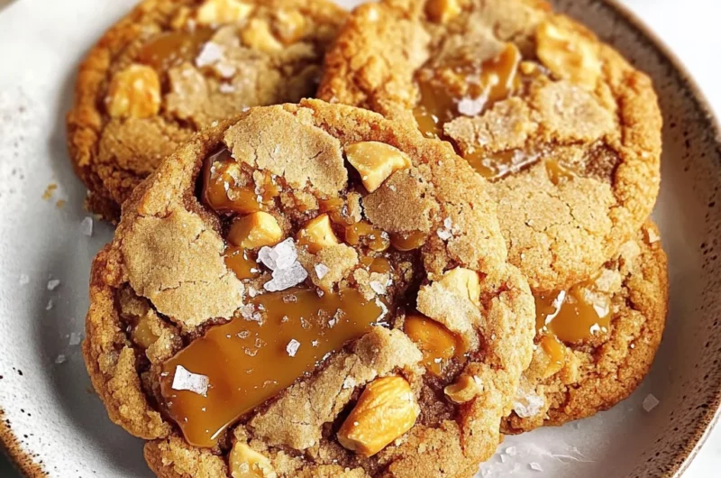Butterfinger Caramel Crunch Cookies - Gooey & Crunchy Treats