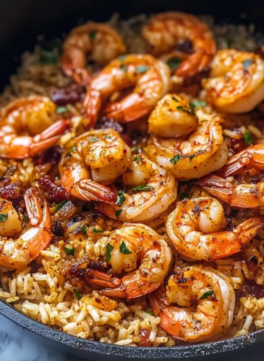 Cajun Shrimp and Rice Skillet