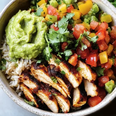 Chicken Fajita Burrito Bowl