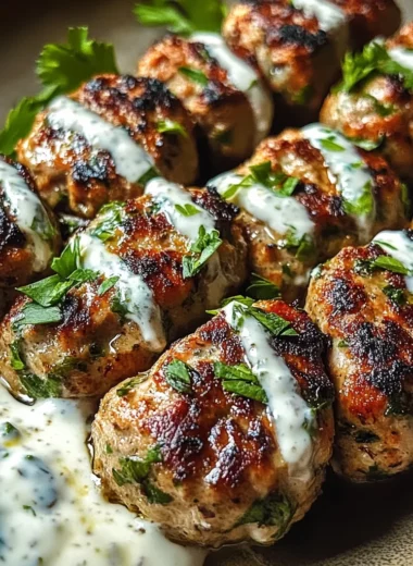 Chicken Kofta with Garlic Yogurt Sauce Recipe: A Must-Try!