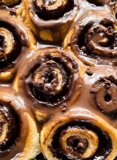 Chocolate Espresso Cinnamon Rolls