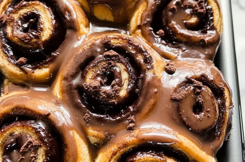 Chocolate Espresso Cinnamon Rolls