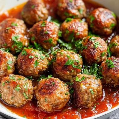 Classic Italian Meatballs (Tender and Juicy!)