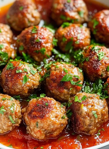 Classic Italian Meatballs (Tender and Juicy!)