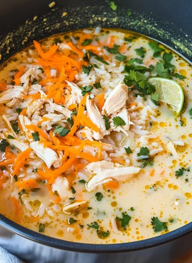 Coconut Cilantro Chicken Soup