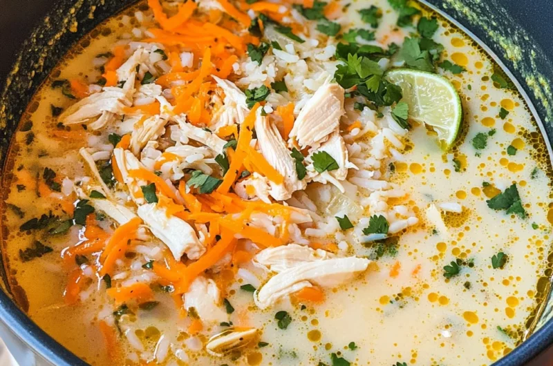 Coconut Cilantro Chicken Soup