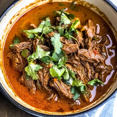 Coconut Red Curry Drip Beef