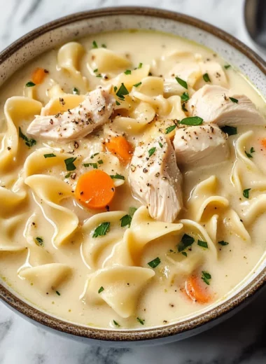 Creamy Chicken Noodle Soup