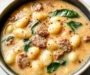 Creamy Italian Sausage Gnocchi Soup