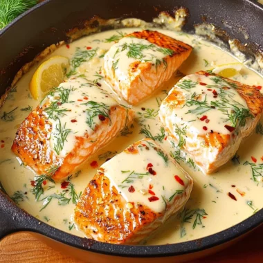 Creamy Lemon Garlic Salmon