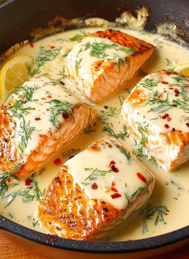 Creamy Lemon Garlic Salmon