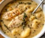 Creamy Winter Lemon Chicken Gnocchi Soup