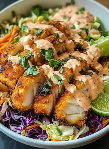 Crispy Fish Taco Bowls