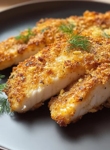 Crispy Parmesan Crusted Fish