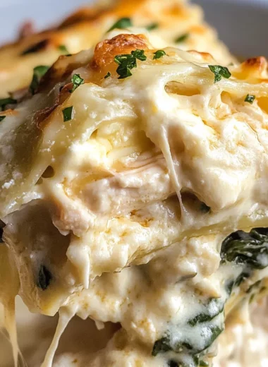 Crock Pot Chicken Lasagna
